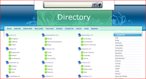 Deep Blue Template for phpLD version 3.3 and 2.1