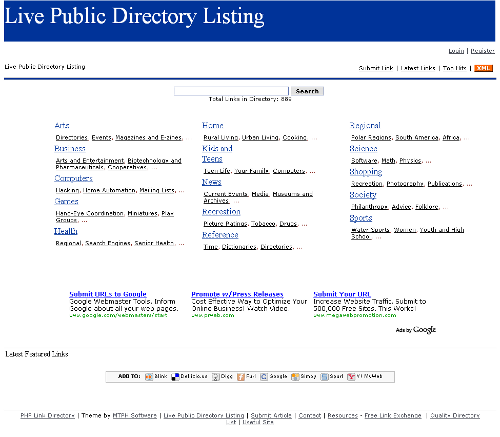 DMOZ template