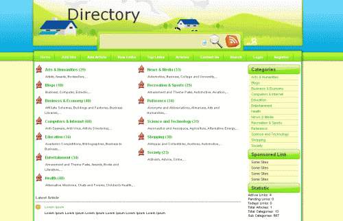 GreenFarm phpLD template