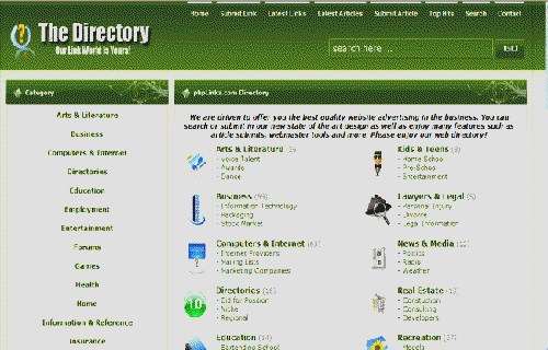 DevX Green phpLD Template